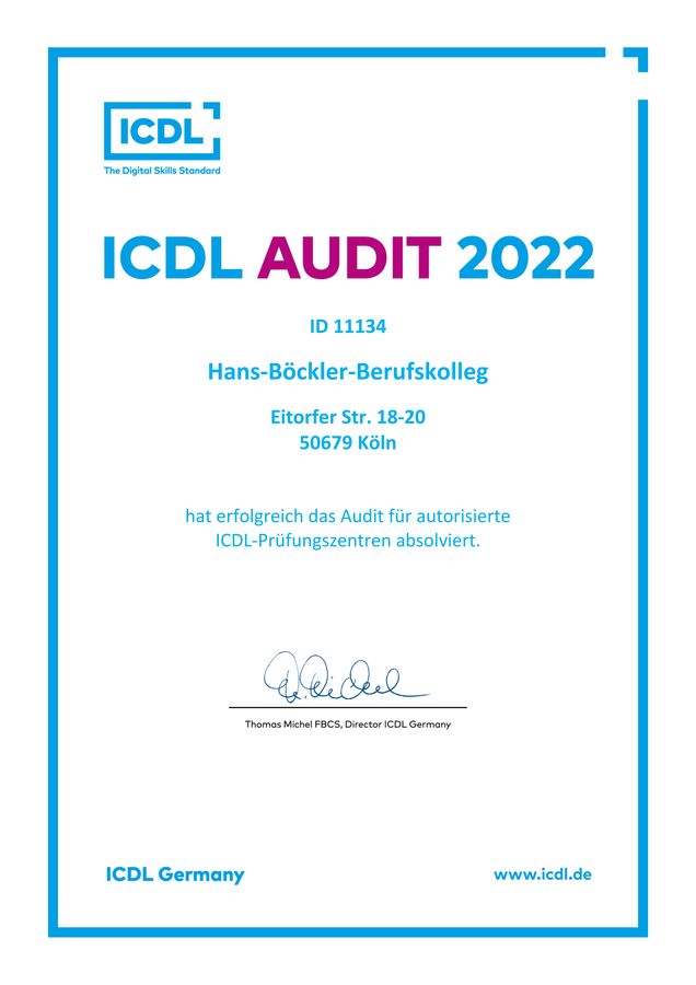 ICDL Audit 2022